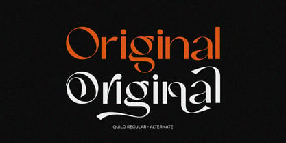 Quylo Font Poster 2