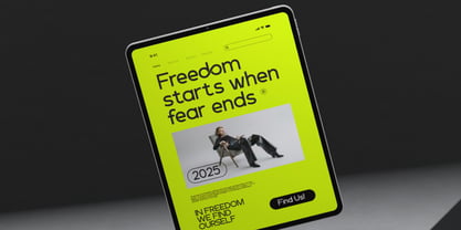 Polargo Font Poster 6