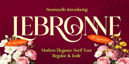 Lebronne Font Poster 1
