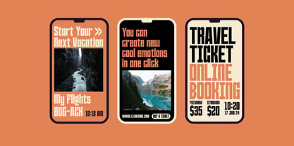 Mugend Condensed Display Font Poster 5