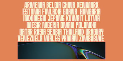 Mugend Condensed Display Font Poster 8
