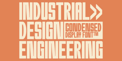 Mugend Condensed Display Font Poster 9