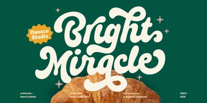 Bright Miracle Font Poster 1