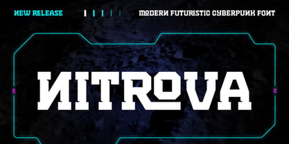 Nitrova Font Poster 1