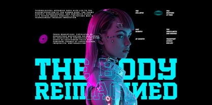 Nitrova Font Poster 4