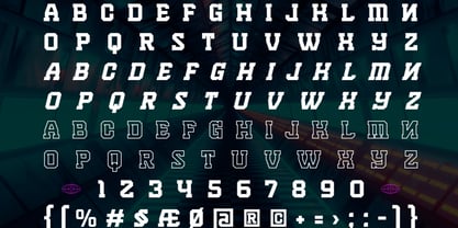 Nitrova Font Poster 2