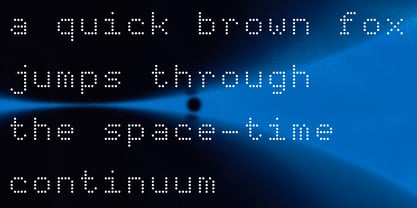 Dot Matrix Mono VP Font Poster 5