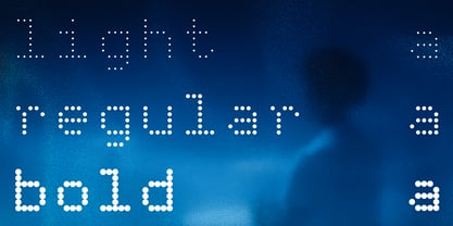 Dot Matrix Mono VP Font Poster 2