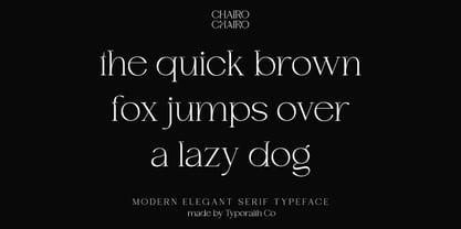 Hola Chairo Font Poster 6