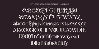 Milky Noire Font Poster 15