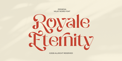 Milky Noire Font Poster 13