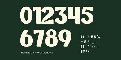 Matzy Food Font Poster 10