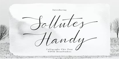 Sollutes Handy Font Poster 1