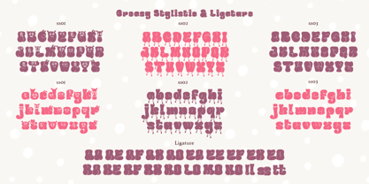 Greasy Font Poster 7
