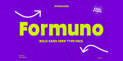 Formuno Font Poster 1