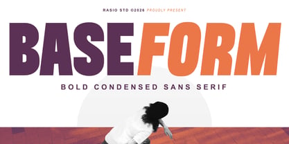 Baseform Font Poster 1