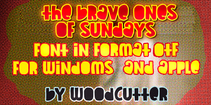 The Brave Ones Of Sundays Font Poster 3