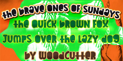 The Brave Ones Of Sundays Font Poster 2