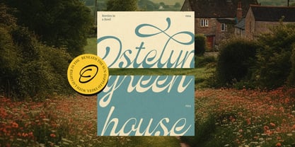 Ostelyn Font Poster 3