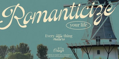 Ostelyn Font Poster 12