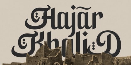 Qadimah Font Poster 7