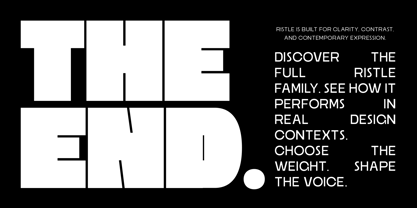 Ristle Font Poster 12
