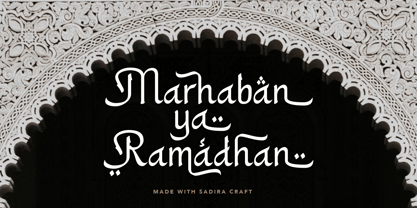 Sadira Craft Font Poster 3