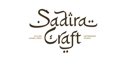 Sadira Craft Font Poster 7