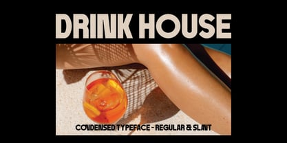 Emand Condensed Slant Display Font Poster 11