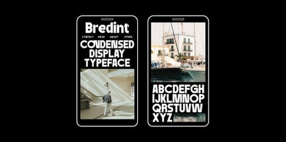 Emand Condensed Slant Display Font Poster 4