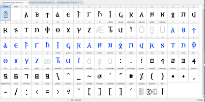 Ongunkan Gothic Family Font Poster 10