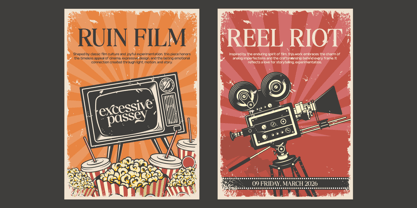 GC Rain Founds Font Poster 4