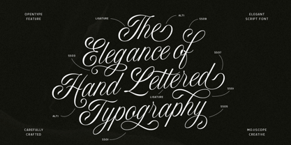 The Rautine Font Poster 2
