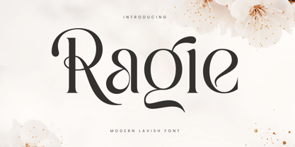 Ragie Font Poster 1