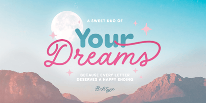Your Dreams Font Poster 1