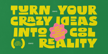 Poffy Font Poster 9
