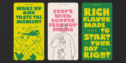 Poffy Font Poster 3