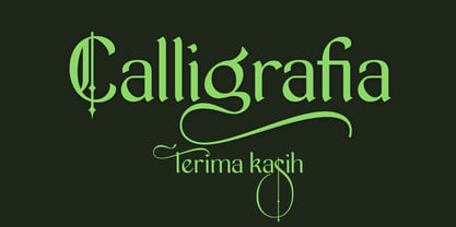 Calligrafia artistic Font Poster 11