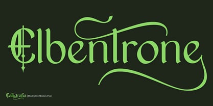 Calligrafia artistic Font Poster 2