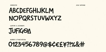 MC Joju Gefiona Font Poster 6