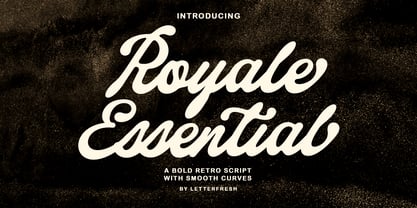 Royale Essential Script Font Poster 1