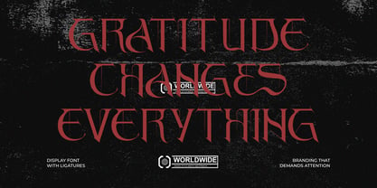 Ophium Font Poster 10