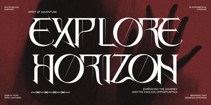 Ophium Font Poster 7