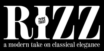 Rizz Font Poster 1