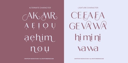 Amavera Font Poster 4