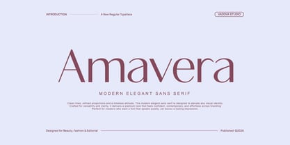 Amavera Font Poster 1