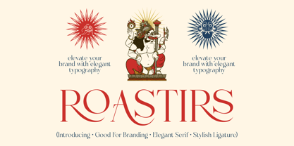 Roastirs Font Poster 1