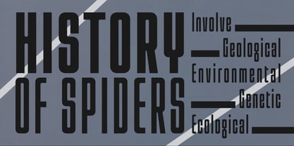 Araneo Condensed Font Poster 11