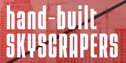 Araneo Condensed Font Poster 2