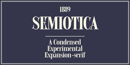 Semiotica Font Poster 1